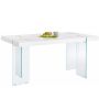 Notio Living spisebord hvid glas 1600x900x750 mm