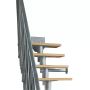 Atrium trappe Mini vertical grå 222-300 cm