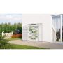 Vitavia vægdrivhus Ida alu 3 mm delt glas 1,3 m² inkl. sokkel