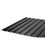 Rias trapezplade stål sort 2000x906x0,4 mm