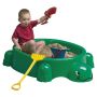 Paradiso Toys sandkasse skildpadde med låg 115x83 cm