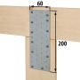 Magnodur ligejern 60x200mm