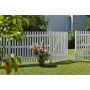 Plus stakithegn Retro Lux hvid 150x120 cm