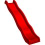 Plus rutsjebane i rød 232 cm