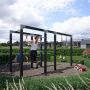 Plus træningsstativ med gynge Outdoor Fitness Model 3 sort 