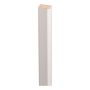 Lundbergs afslutningsliste Solliden hvid 82,4x2,5x1,9 cm 2 stk.