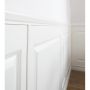 Lundbergs vægpanel Solliden hvid 184x83 cm