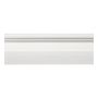 Lundbergs gulvsokkel Solliden hvid 240x10x2,2 cm
