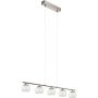 EGLO pendel Ascolese med 5 LED-lamper 90x10,5x110 cm