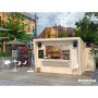 Palmako kiosk Kira ubehandlet 7,7 m²