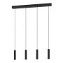 Eglo Almudaina langbordspendel LED 4x5,4W dæmpbar sort 84 cm