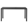 Outfit havebord sort alu/nonwood 150x90 cm 