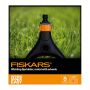 Fiskars sprinkler hvirvlende metal med hjul