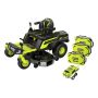 Ryobi havetraktor Zero Turn RY72ZTRX137 72 V inkl. 3 batterier og oplader