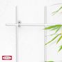 Bellissa espalier 4 stolper hvid 150x60 cm