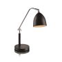 Markslöjd bordlampe Fredrikshamn sort E27 40 W 58 cm