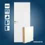 Swedoor dør Stable GW hvid 825x2000 mm