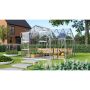 Vitavia drivhus Sirius 13 m² alu hærdet glas inkl. sokkel 