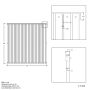 Plus hegn Saga 150x150 cm