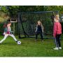 Homegoal fodboldmål Pro XL sort træ 300x200 cm