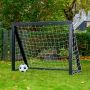 Homegoal fodboldmål Pro Mini sort træ 150x120 cm