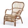 Sunfun loungestol Gabriella natur rattan 