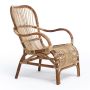 Sunfun loungestol Gabriella natur rattan 