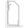 Primo rørskjul yderdel hvid 3000x65x30 mm