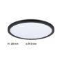 Paulmann Atria 29 LED plafond Ø29,3cm 16W 3000K sort