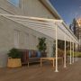 Palram Canopia terrasseoverdækning Feria hvid 32 m²
