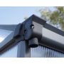 Palram Glory drivhus 12,2 m² grå 10 mm polycarbonat