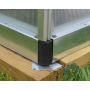 Palram Bella drivhus 14,7 m² sølv 6 mm polycarbonat