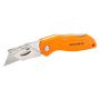 Bahco hobbykniv m/trapezblad foldbar orange