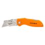 Bahco hobbykniv m/trapezblad foldbar orange