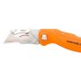 Bahco hobbykniv m/trapezblad foldbar orange