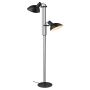 Halo Design gulvlampe Metropole 2 arme sort