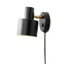 Halo Design væglampe Vogue sort E27 Ø10 cm