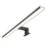 Camargue LED spejllampe Svanholm mat sort 60 cm  