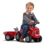 Falk traktor m/trailer Baby Massey Ferguson 