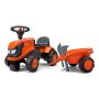 Falk traktor m/trailer Baby Kubota 