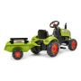 FALK Claas Arion traktor til børn grøn inkl. trailer