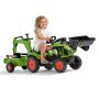 FALK Claas Arion rendegraver til børn grøn inkl. trailer