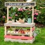 Muddy Buddy legebutik Garden Friend natur/rosa B90 cm