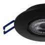 Eglo Zujar indbygningsspot sort Ø90 mm