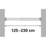 Diaqua brusestang krom 125-230 cm