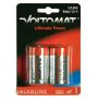 Batterier 2 stk LR14 alkaline C - Voltomat