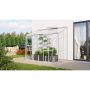 Vitavia vægdrivhus Ida 3,3 m² alu 3 mm delt glas 