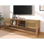 Notio Living TV-møbel massiv fyr flet 1600x500x400 mm