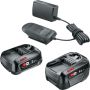 Bosch batterisæt 18V 2,0Ah & 4,0Ah m/lader AL 18V-20