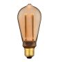 Eglo LED-edisonpære amber E27 4,3 W 3-trins dæmpbar Ø6,4 cm